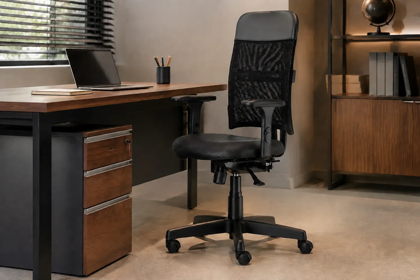 Cadeira Sun Executivo com Backsystem — aplicação em ambiente